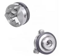 Mandrino for tornio K01 50 K01 65 a tre/quattro griffe, M14*1 Adatto for mandrino for tornio mini K01-50 K02-50 /-65 Adattatore for biella da 8 mm a 19 mm(Yellow)