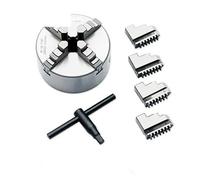 Mandrino for tornio K12 80 100 125 160 200 250 130 Mandrino autocentrante a quattro griffe Sanou da 100 mm Mandrino a scorrimento da 4 pollici for piccola L per la lavorazione del legno(K12-200)
