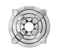Mandrino for tornio K72-125, accessori for tornio con mandrino in metallo reversibile indipendente a 4 griffe da 5 pollici