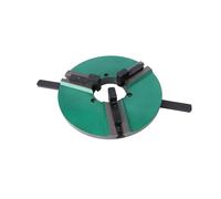 Mandrino for tornio manuale a 3 griffe WP300 da 300 mm - Piattaforma girevole for posizionamento di saldatura ad alta precisione for la lavorazione del legno e dei metalli