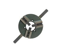 Mandrino for tornio manuale autocentrante a 3 griffe WP200 - Accessorio for piattaforma girevole posizionatore di saldatura da 200 mm for la lavorazione del legno e dei metalli
