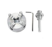 Mandrino for tornitura in legno autocentrante con biella a 4 griffe in lega di zinco Accessorio opzionale for morsetto (Color : 4 Jaw Chuck Set)
