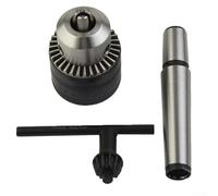 Mandrino for trapano con attacco conico MT2, capacità da 5/64 a 1/2 pollice, utensile for tornio con chiave for lavorazione dei metalli