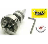 Mandrino girevole centrale MT2 + 4 ganasce mandrino indipendente 70 mm...