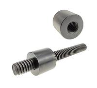 Mandrino guida per barre filettate, 1 vite trapezoidale ortodontica/invertita, T10 12 14 16 18 20 22 24 25 28 30 32 36 38 L1000 mm a T con dado, accessori per stampante 3D (T32*6)