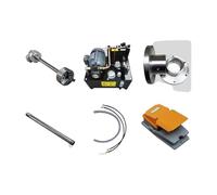 Mandrino idraulico a tre griffe cavo 6 8 10 12 tornio set completo di accessori modifica(10 Inch Solid Complete Set)