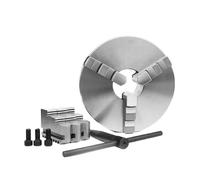 Mandrino manuale a tre griffe autocentrante K11-100 K21-100 K11-125 K21-125 tornio macchina utensile precisione fissaggio manuale griffe positive e negative(K11-100)