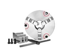 Mandrino manuale a tre griffe autocentrante K11-100 K21-100 K11-125 K21-125 tornio macchina utensile precisione fissaggio manuale griffe positive e negative(K21-100)