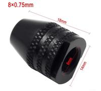 Mandrino mini multitaschero, mandrino senza chiave, opzione M7 M8x0 75, acciaio al carbonio resistente al calore (corto M8)