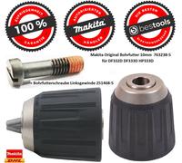 Mandrino originale Makita 10 mm 763238-5 + vite per DF332D DF333D HP333D⭐