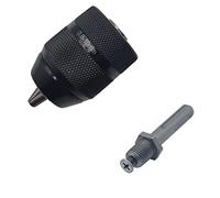 Mandrino per pinza senza chiave, 0,8-10 mm, a 3 ganasce 3/8-24UNF, adattatore a cambio rapido, codolo SDS-Plus, 1/4" esagonale quadrato Fit martello rotante (mandrino e SDS Plus)