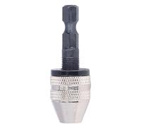 Mandrino per smerigliatrice elettrica Codolo esagonale a tre griffe Mandrino universale autocentrante per mini trapano e avvitatore a percussione Acciaio ad alto tenore di