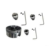 Mandrino per tornio a 3 ganasce in lega per tornio per legno con gamma di serraggio che copre dimensioni comuni per la lavorazione del legno (3,17 mm)