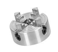 Mandrino per tornio a 3 griffe e 4 griffe manuale autocentrante, lega di zinco da 50 mm |Alberi di precisione da 3,17/5/8 mm 0,002 pollici opzionali, per mini mandrino del tornio, (3 mordazas-5mm)