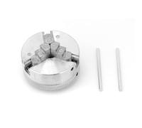 Mandrino per tornio a 3 griffe NDNCZDHC, lega di zinco Z011, filettatura M12, altezza 35 mm / 1,4 pollici, per mini tornio, contropunta, trapano, utensili