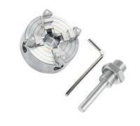 Mandrino per tornio a quattro ganasce Z011A con biella, morsetto autocentrante manuale per mini trapano a colonna e lavorazione del legno metallico, gamma interna esterna 1,8-56 mm, struttura in lega