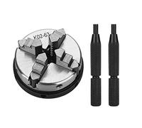 Mandrino per Tornio Ad Alta Precisione e Centratura Ampia Gamma di Serraggio Mandrino Autocentrante a 4 Griffe per Macchinari Industriali