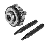 Mandrino per tornio autocentrante a 4 ganasce 50 mm Mandrino per tornio in metallo M14 Montaggio su filettatura Mandrino per trapano K02-50 Accessori per tornio