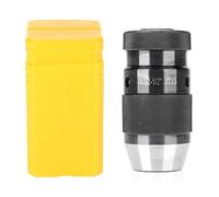 Mandrino per tornio CNC autoserrante JT33 con montaggio in acciaio al carbonio Adattatore per punta da trapano di precisione da 1/32 a 1/2 pollici per lavorazione dei metalli ad