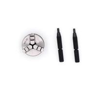 Mandrino per tornio da legno Set di mandrini for tornio for legno K01-50 3 griffe autocentranti manuali M14-1 filettatura 2 pollici