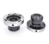 Mandrino per tornio ER16 ER25 ER32 ER40 100 mm 80 mm mini mandrino flangia a quattro assi cartuccia pinza apparecchio per utensili CNC accessori (ER20-D45)