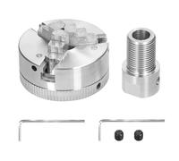 Mandrino per tornio Hanzete 3 ganasce/4 ganasce Bullone di montaggio autocentrante manuale per rettifica fresatura tornio