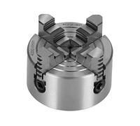 Mandrino per Tornio in Metallo a 4 Griffe, Mandrino per Tornio Manuale, con Chiave e Viti K72-80 Acciaio Ad Alta velocità 4000 Giri/min 80 Mm / 3,15 Pollici Accessori per Tornio