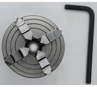 Mandrino per tornio indipendente, 65 mm, 4 ganasce, M14 x 1 mm, mini