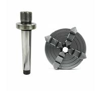 Mandrino per tornio indipendente a 4 ganasce, diam. 2-3/4" 70 mm M14X1 MT3 gambo albero M12X1.75-Amz667