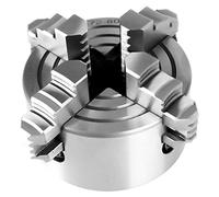 Mandrino per Tornio K72-80 Mandrino a 4 Griffe a 4 Griffe, Mandrino per Tornio di Precisione K72-80 Mandrino per Tornio a Ganasce Reversibili Indipendenti in Metallo Tornio per
