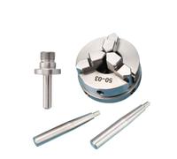 Mandrino per Tornio Micro tornio Mini 50 65 80 Mandrino a tre griffe a 4 in acciaio inossidabile for la lavorazione del legno domestico a quattro