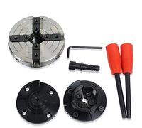 Mandrino per tornio per legno, 4/100 mm, 4 ganasce, autocentrante, mandrino per tornio a quattro ganasce, mandrino per tornio per lavorazione del legno