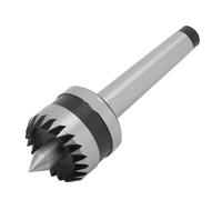 Mandrino per tornio, Utensile for tornitura del legno, centro for tornio for legno e metallo con contropunta for cuscinetti pesanti, molla for centro di azionamento del tornio for legno multidente per
