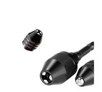 Mandrino per trapano 3 pezzi Mandrino for trapano elettrico autocentrante a cambio rapido con impugnatura esagonale nera da 0,3-3,6/0,3-6,5/0,6-8 mm, a tre griffe