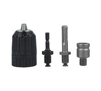 Mandrino per trapano a 3 ganasce SDS Plus, codolo esagonale, cambio rapido, convertitore, 10 mm, 4 pezzi/set