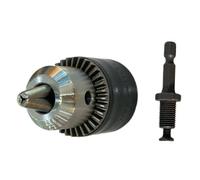 Mandrino per trapano a 3 griffe da 1,5-10 mm, adattatore a cambio rapido con attacco esagonale da 1/4 di pollice