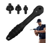 Mandrino per Trapano,a Cricchetto Doppia Testa per Dado Castello - Accessori Avvitatore per Officina Motocicli Casa e Uso Professionale
