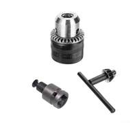 Mandrino per trapano a tre ganasce da 1,5-13 mm con filettatura 1/2-20UNF per una rapida conversione della vite di potenza Per il driver al trapano (mandrino quadrato)
