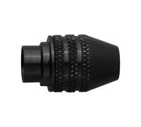 Mandrino per trapano a tre ganasce senza chiave da 4 mm per M7 M8x0 75 a cambio rapido con struttura in acciaio al carbonio (lungo M8)