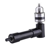 Mandrino per Trapano Ad Angolo Retto, Attacco a 90 Gradi, Fusione Interamente in Metallo, Alluminio e Ferro, 25 Nm, Adatto per Punte 1 Mm Tp10 Mm, Albero 8 Mm, Aree Compatte
