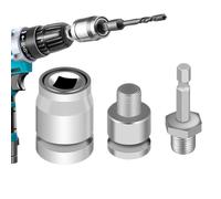 Mandrino per Trapano Adattatore | Conversione A Urto Per Perforatore Elettrico | Parte di Ricambio per Strumenti Elettrici di Conversione per Automobile, Fai da te e Costruzione | Conversione chiave in elettrico Attività Di Foratura, Bricolage, Settore Automotive E Edilizia