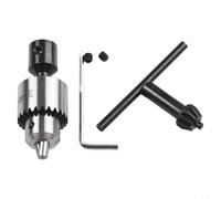 Mandrino per trapano con intervallo di serraggio da 0,3-4 mm per albero motore elettrico 4-8 mm, gambo conico JT0, connettore in metallo per utensili elettrici, set da 4 pezzi (5 mm)