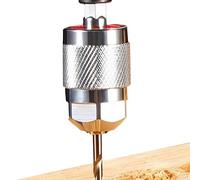 Mandrino Per Trapano - Convertitore Da 6.35 mm | Adattatore Punte Trapano A 3 Ganasce Con Codolo Esagonale - Per Lavorazione del Legno e dei Metalli Avvitatore Senza Fili Utensile Elettrico