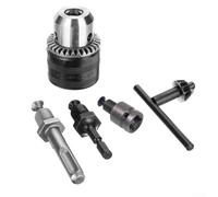 Mandrino per trapano da 3 1 5 13 mm con chiave per mandrino, convertitore quadrato da 1/2 presa, materiale metallico (mandrino quadrato)