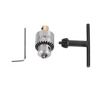 Mandrino per trapano elettrico 0,3-4 mm, Mandrino per Punte trapano ,diametro esterno 21,5 mm / 0,85 pollici, convertitore adattatore per mandrino conico JTO per impieghi gravosi, con chiave