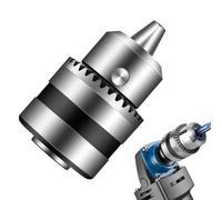 Mandrino per trapano elettrico, testa di conversione rapida in metallo, 0,3-6,5 mm, strumento di conversione mandrino senza chiave, mandrino di conversione trapano a mano, per cantieri e officine di