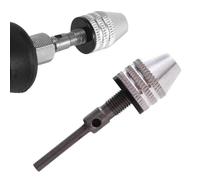 Mandrino per trapano HSS da 0,3-3,4 mm per utensili rotanti, gambo rotondo da 3 mm, compatibile con smerigliatrice elettrica, macchina per unghie e macchina per incisione, argento (1 pz)