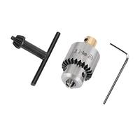 Mandrino per Trapano Mini JTO Micro 0.3-4mm con Chiave per Trapano Elettrico e Tornio Alta Precisione per Lavori di Elettronica e Meccanica Fai da Te