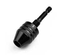 Mandrino per trapano Passa facilmente da una punta all'altra Strumento di conversione for punte con gambo esagonale da 14 pollici affidabile ed efficiente con funzione senza chiave(0.3-6.5mm)