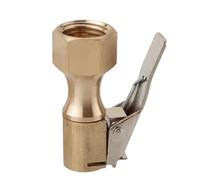 Mandrino pneumatico, 1,5 x 3,4 cm Heavy Duty rame bloccaggio pneumatico gonfiatore, 1/4 pollici staccabile compressore d'aria allegato, Automotive Air Chuck per auto, camion,